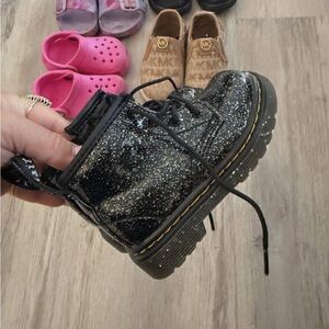 Glitter Dr Martens Toddler 6